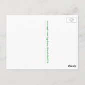 Spring Holiday Daffodil Briefkaart (Achterkant)