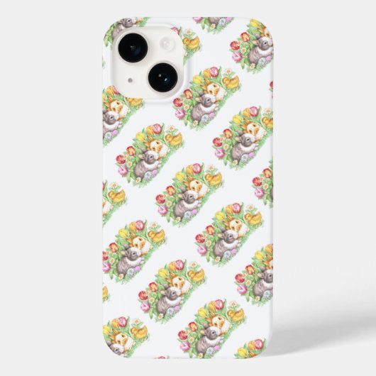 Spring Holiday Paashaas Bunny Case-Mate iPhone Case (Achterkant)