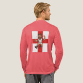 Spring hoog, speel trots Rugby Engeland Tri-Blend Shirt (Achterkant)