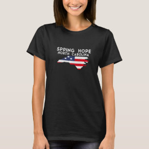 Spring Hope North Carolina USA State America Trave T-shirt