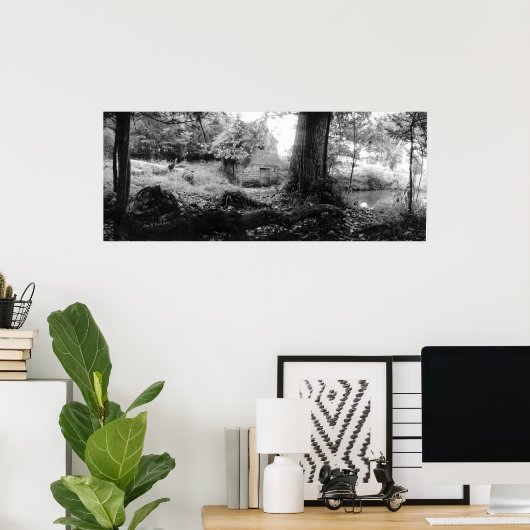 Spring House, Irving College Tennessee Poster (Thuiskantoor)