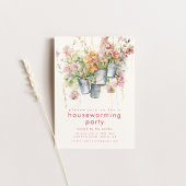 Spring Housewarming Party Uitnodigen Kaart