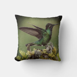 Spring Hummingbird voor Natuur liefhebbers Kussen