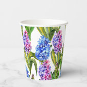 Spring Hyacinth Papieren Bekers (Achterkant)