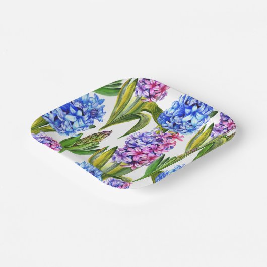 Spring Hyacinth Papieren Bordje (Gebogen)