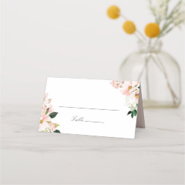 Spring Hydrangea Blossom Blush Roze Bloemen Huweli Plaatskaartje