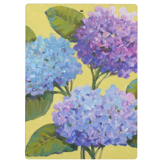 Spring Hydrangeas I Klembord (Achterkant)