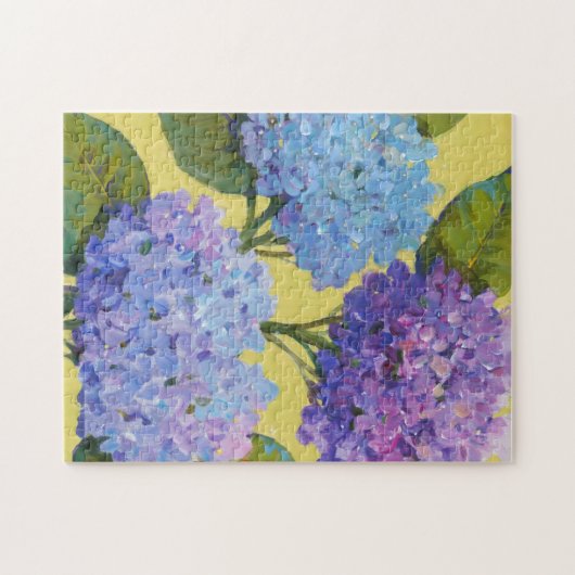 Spring Hydrangeas I Legpuzzel (Horizontaal)