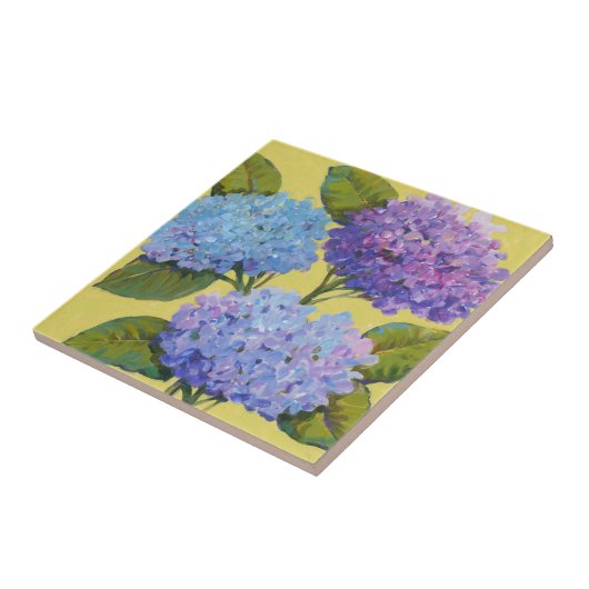 Spring Hydrangeas I Tegeltje (Zijkant)