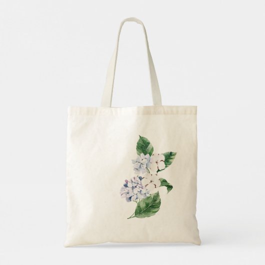 Spring HYRDANGEA met aanpasbare brief Tote Bag (Achterkant)