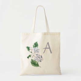 Spring HYRDANGEA met aanpasbare brief Tote Bag