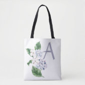 Spring HYRDANGEA met aanpasbare brief Tote Bag (Voorkant)