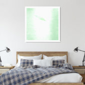 Spring Impressions Mint Groen Blad Canvas Afdruk (Insitu (Slaapkamer))