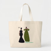 Spring in de mode! grote tote bag (Voorkant)
