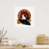 Spring in de nacht poster (Keuken)