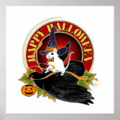 Spring in de nacht poster (Voorkant)