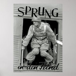 Spring in de vijand poster