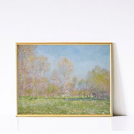 Spring in Giverny – Impressionist Landscape Art Poster