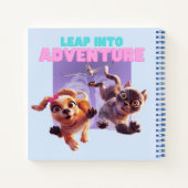 Spring in het avontuur notitieboek (Achterkant)