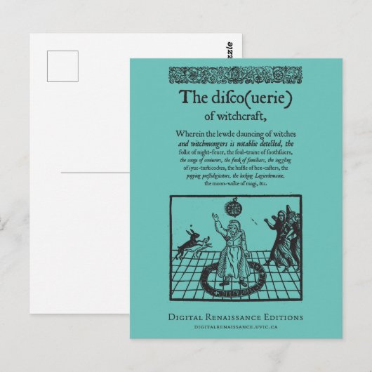 Spring in het Briefkaart van de nacht (Voorkant / Achterkant)