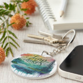 Spring in het meer sleutelhanger (Voorkant Rechts)