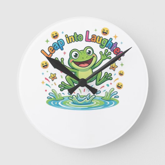 Spring in Lachen Ronde Klok (Voorkant)