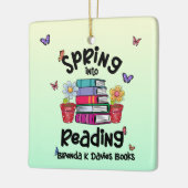 Spring in Reading Brenda K Davies Books Keramisch Ornament (Links)
