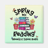 Spring in Reading Brenda K Davies Books Magneet (Voorkant)
