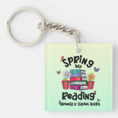 Spring in Reading Brenda K Davies Books Sleutelhanger (Voorkant)