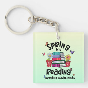 Spring in Reading Brenda K Davies Books Sleutelhanger