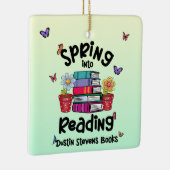 Spring in Reading Dustin Stevens Books Keramisch Ornament (Rechts)
