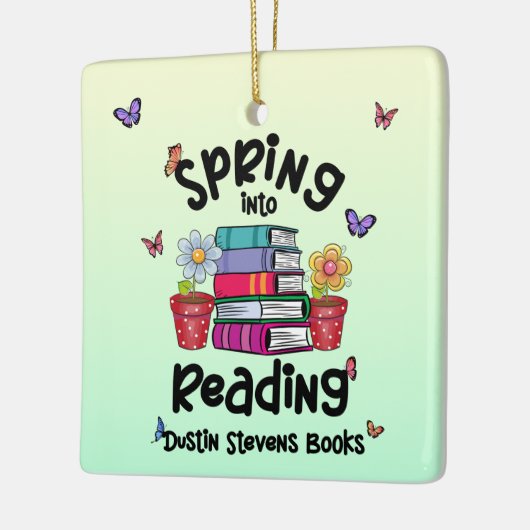 Spring in Reading Dustin Stevens Books Keramisch Ornament (Links)