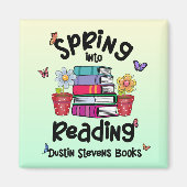 Spring in Reading Dustin Stevens Books Magneet (Voorkant)