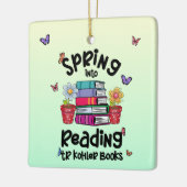 Spring in Reading TR Kohler Books Keramisch Ornament (Links)