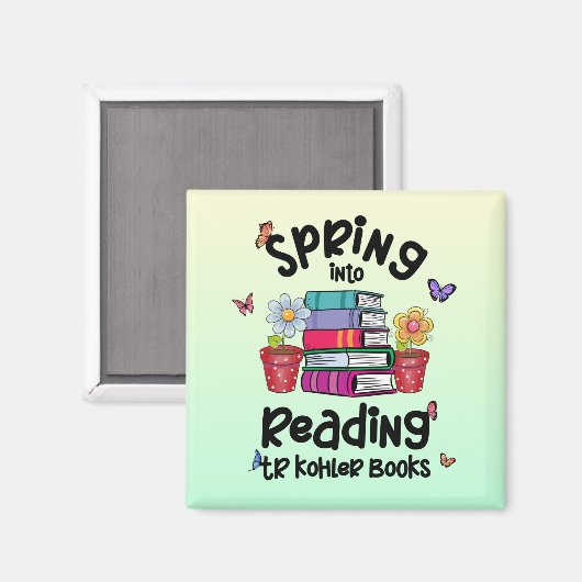 Spring in Reading TR Kohler Books Magneet (Voorkant / Achterkant)