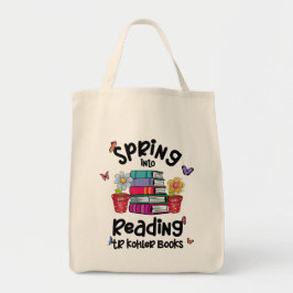 Spring in Reading TR Kohler Books Tote Bag