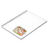Spring in schattigheid - Schattige hondenillustrat Notitieboek (Linkerzijde)
