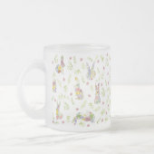Spring in Spring Bunny Rabbit Wildflower Glass Matglas Koffiemok (Links)