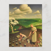 Spring in the Country by Grant Wood Informatiekaartje (Voorkant)