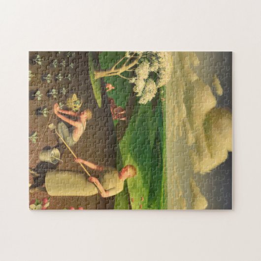 Spring in the Country by Grant Wood Legpuzzel (Horizontaal)