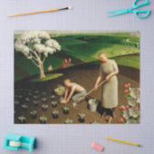 Spring in the Country by Grant Wood Tissuepapier (Craft)