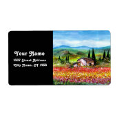 SPRING IN TUSCANY ETIKET (Voorkant)