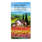 SPRING IN TUSCANY ETIKET (Voorkant)