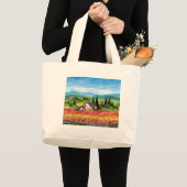 SPRING IN TUSCANY GROTE TOTE BAG (Voorkant (product))