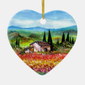 SPRING IN TUSCANY KERAMISCH ORNAMENT (Voorkant)