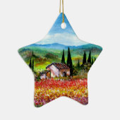 SPRING IN TUSCANY KERAMISCH ORNAMENT (Rechts)
