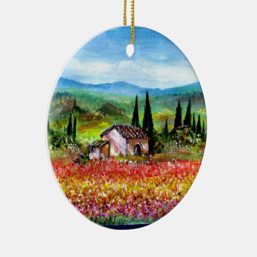 SPRING IN TUSCANY KERAMISCH ORNAMENT (Rechts)