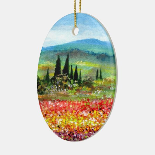 SPRING IN TUSCANY KERAMISCH ORNAMENT (Links)