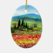 SPRING IN TUSCANY KERAMISCH ORNAMENT (Voorkant)