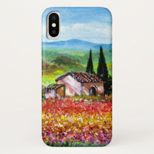 SPRING IN TUSCANY LANDSCAPE Colorful Flower Fields Case-Mate iPhone Case